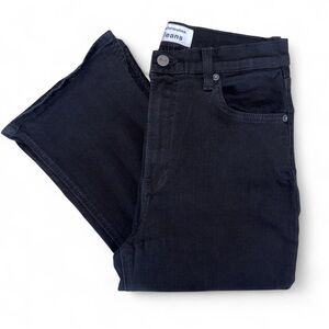 Reformation Black Slim Straight Jeans Women’s 28 Black High Rise